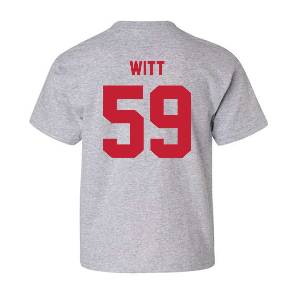 Wisconsin - NCAA Football : Aaron Witt - Classic Shersey Youth T-Shirt-1