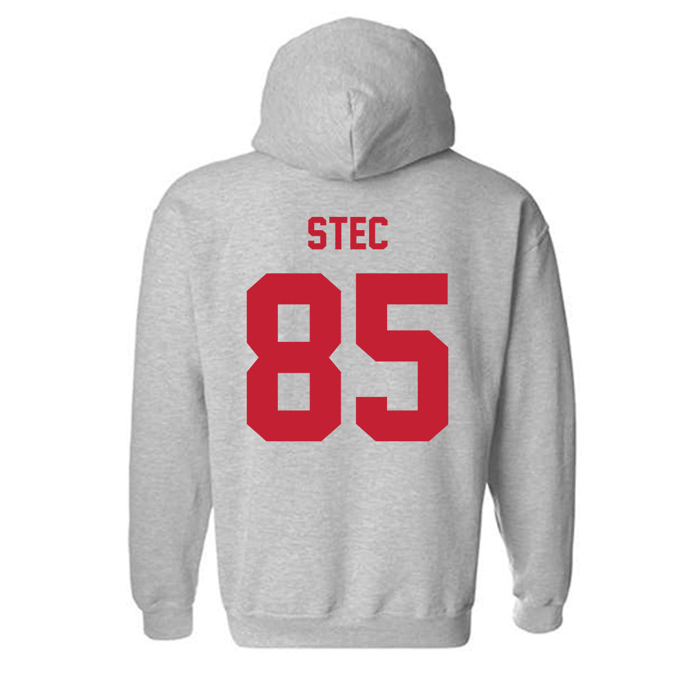 Wisconsin - NCAA Football : Grant Stec - Classic Shersey Hooded Sweatshirt-1