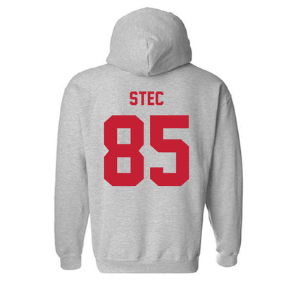 Wisconsin - NCAA Football : Grant Stec - Classic Shersey Hooded Sweatshirt-1