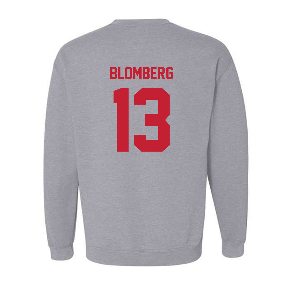 Wisconsin - NCAA Softball : Addison Blomberg - Classic Shersey Crewneck Sweatshirt-1