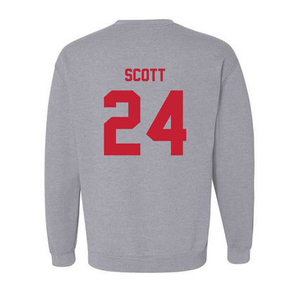 Wisconsin - NCAA Football : Jaimier Scott - Classic Shersey Crewneck Sweatshirt-1