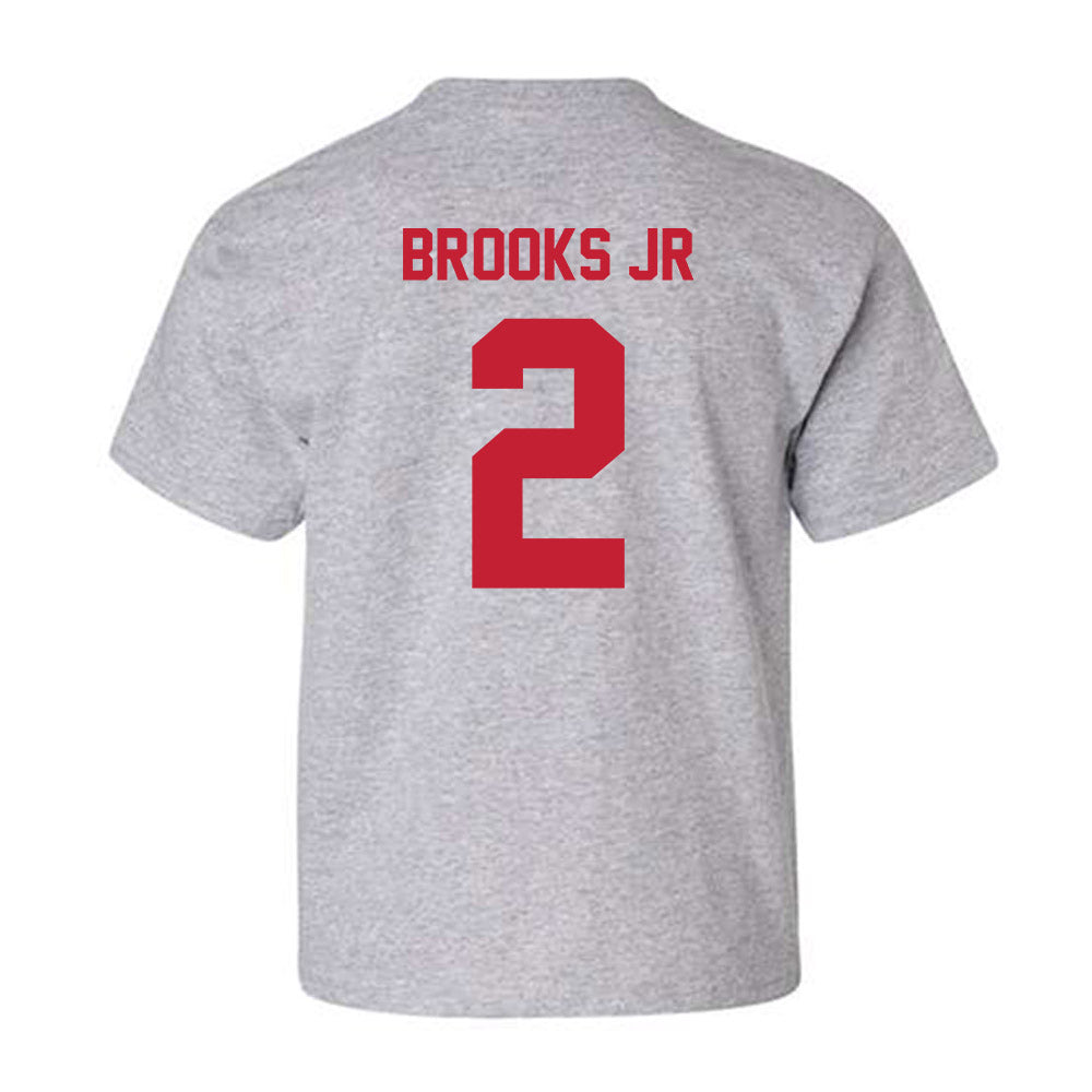 Wisconsin - NCAA Football : Chris Brooks Jr - Classic Shersey Youth T-Shirt-1