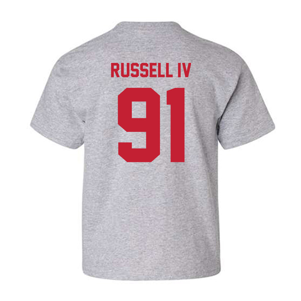 Wisconsin - NCAA Football : Hammond Russell IV - Classic Shersey Youth T-Shirt-1
