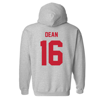 Wisconsin - NCAA Football : Grant Dean - Classic Shersey Hooded Sweatshirt-1