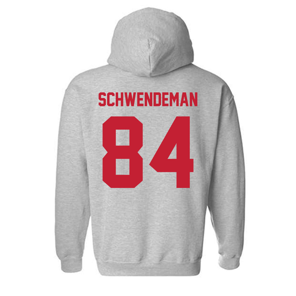 Wisconsin - NCAA Football : Ryan Schwendeman - Classic Shersey Hooded Sweatshirt-1