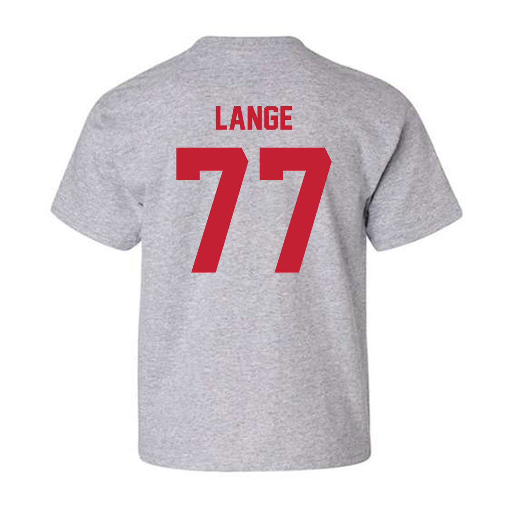 Wisconsin - NCAA Football : Peyton Lange - Classic Shersey Youth T-Shirt-1