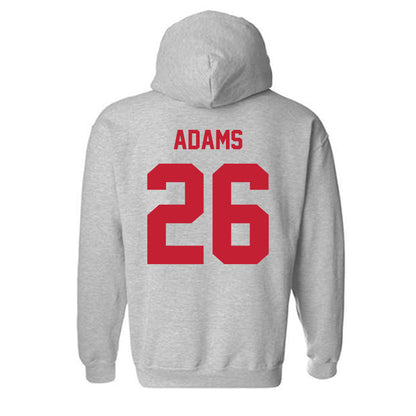 Wisconsin - NCAA Football : Eli Adams - Classic Shersey Hooded Sweatshirt-1