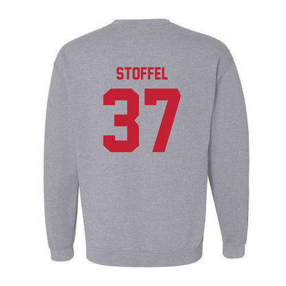 Wisconsin - NCAA Football : Treve Stoffel - Classic Shersey Crewneck Sweatshirt-1