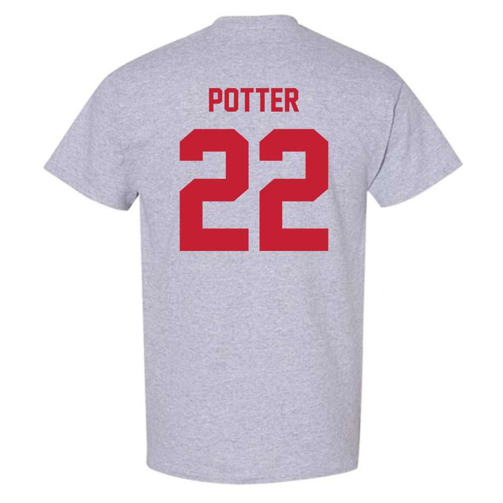 Wisconsin - NCAA Women's Ice Hockey : Laney Potter - Classic Shersey T-Shirt-1