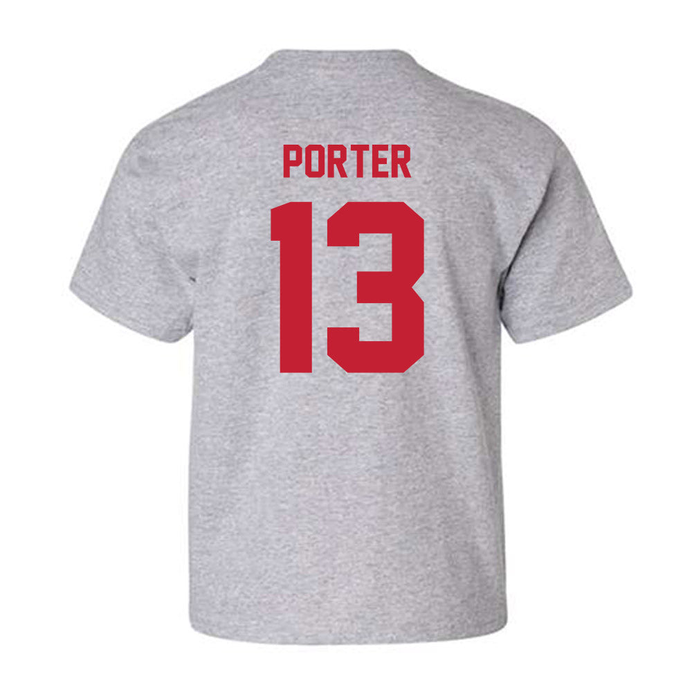 Wisconsin - NCAA Women's Basketball : Ronnie Porter - Classic Shersey Youth T-Shirt-1