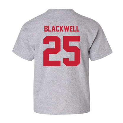 Wisconsin - NCAA Men's Basketball : John Blackwell - Classic Shersey Youth T-Shirt-1