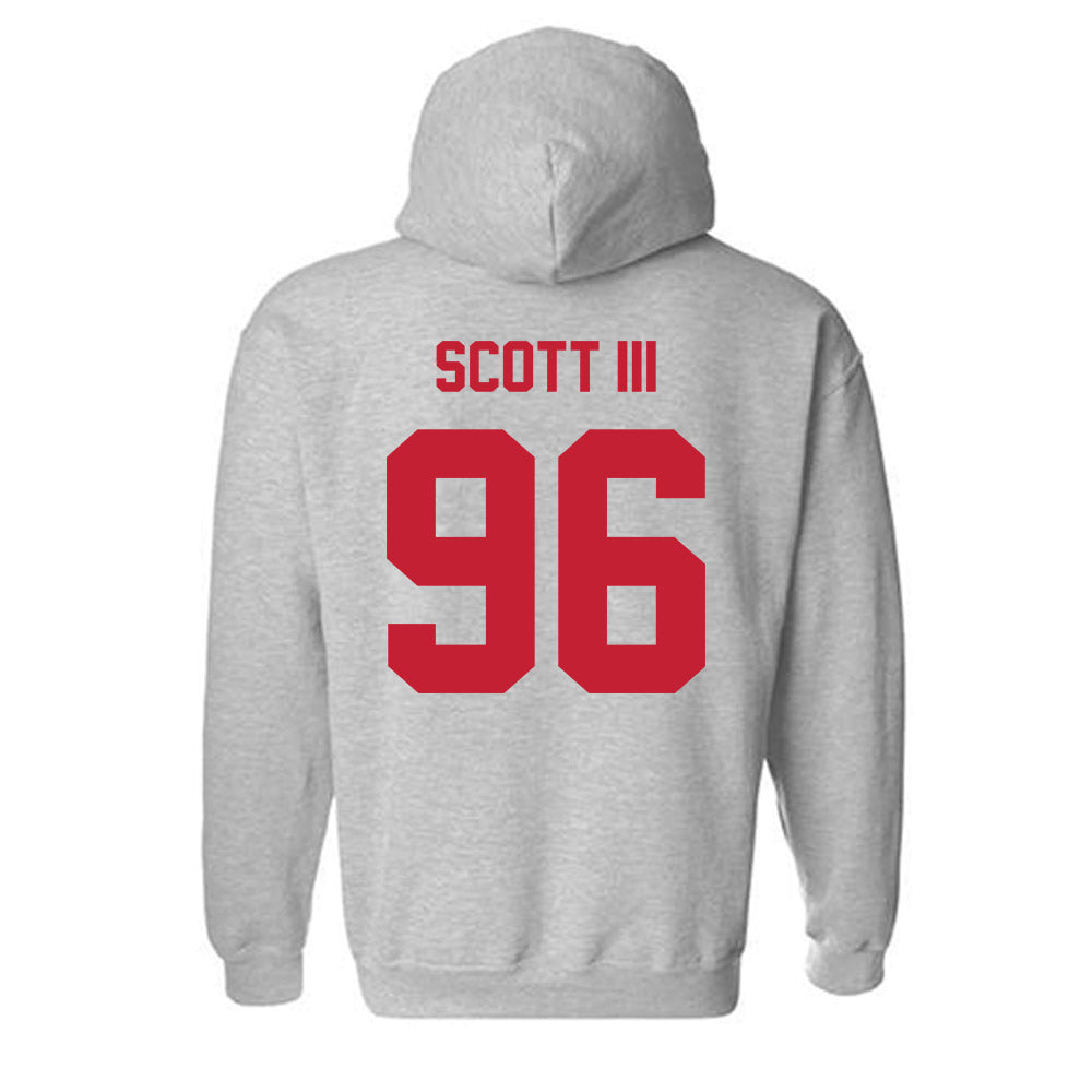 Wisconsin - NCAA Football : Arthur Scott III - Classic Shersey Hooded Sweatshirt-1