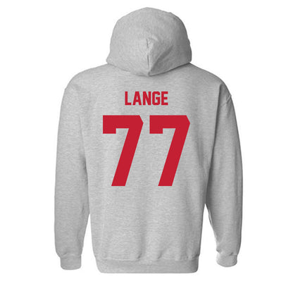 Wisconsin - NCAA Football : Peyton Lange - Classic Shersey Hooded Sweatshirt-1