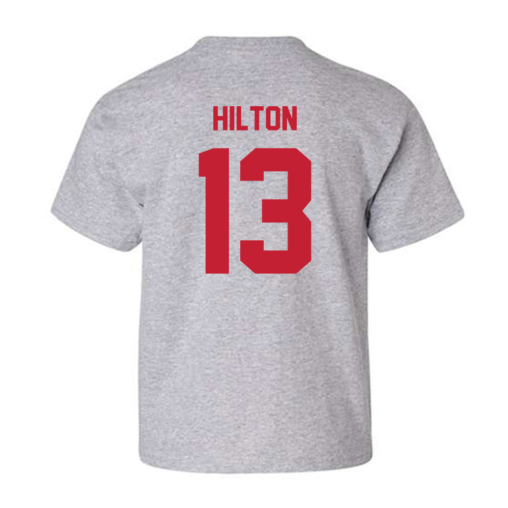 Wisconsin - NCAA Football : Eugene Hilton - Classic Shersey Youth T-Shirt-1