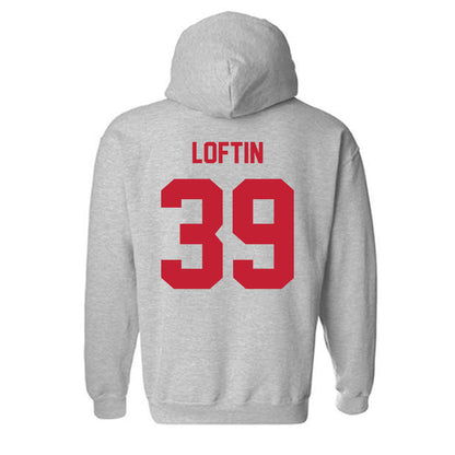 Wisconsin - NCAA Football : Jayden Loftin - Classic Shersey Hooded Sweatshirt-1