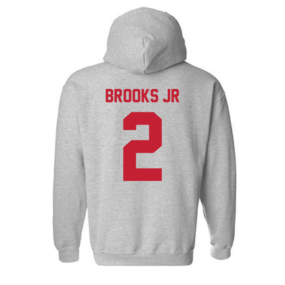Wisconsin - NCAA Football : Chris Brooks Jr - Classic Shersey Hooded Sweatshirt-1