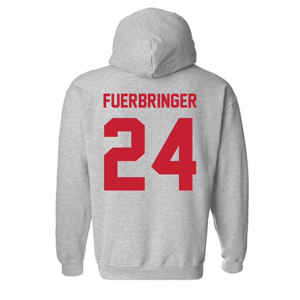 Wisconsin - NCAA Women's Volleyball : Charlie Fuerbringer - Classic Shersey Hooded Sweatshirt-1