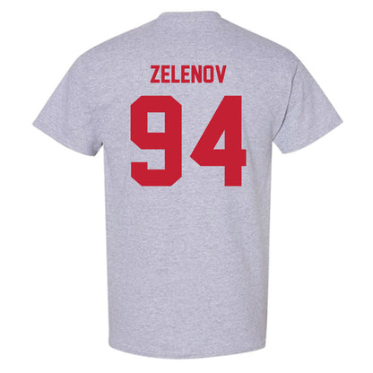 Wisconsin - NCAA Men's Ice Hockey : Vasily Zelenov - Classic Shersey T-Shirt-1