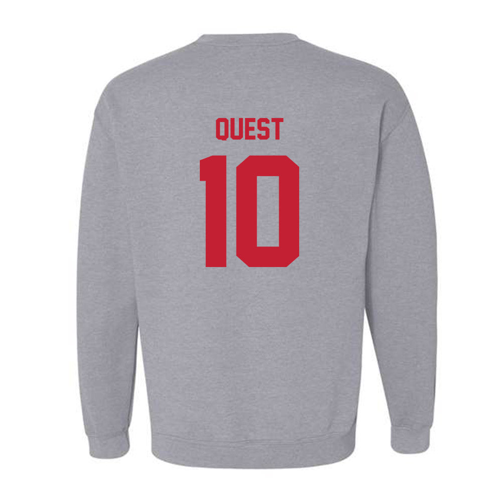 Wisconsin - NCAA Women's Volleyball : Madison Quest - Classic Shersey Crewneck Sweatshirt-1