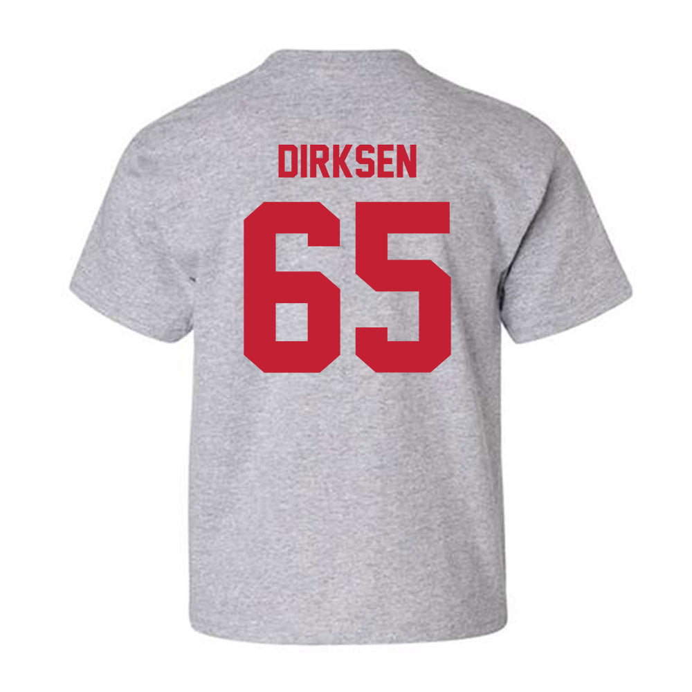 Wisconsin - NCAA Football : Aiden Dirksen - Classic Shersey Youth T-Shirt-1