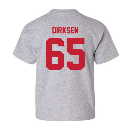 Wisconsin - NCAA Football : Aiden Dirksen - Classic Shersey Youth T-Shirt-1