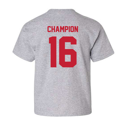 Wisconsin - NCAA Women's Volleyball : Decelise Champion - Classic Shersey Youth T-Shirt-1