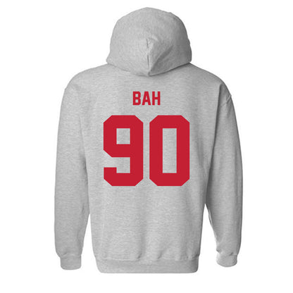 Wisconsin - NCAA Football : Djidjou Bah - Classic Shersey Hooded Sweatshirt-1