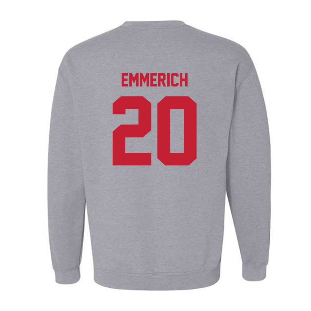 Wisconsin - NCAA Football : Luke Emmerich - Classic Shersey Crewneck Sweatshirt-1
