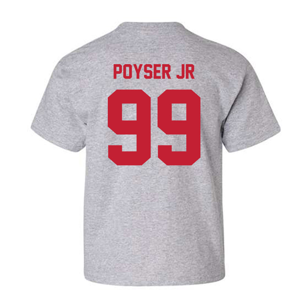 Wisconsin - NCAA Football : Jermaine Poyser Jr - Classic Shersey Youth T-Shirt-1