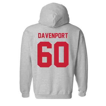 Wisconsin - NCAA Football : Nolan Davenport - Classic Shersey Hooded Sweatshirt-1