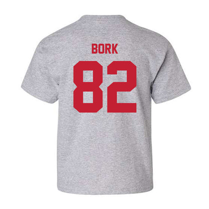 Wisconsin - NCAA Football : Emmett Bork - Classic Shersey Youth T-Shirt-1