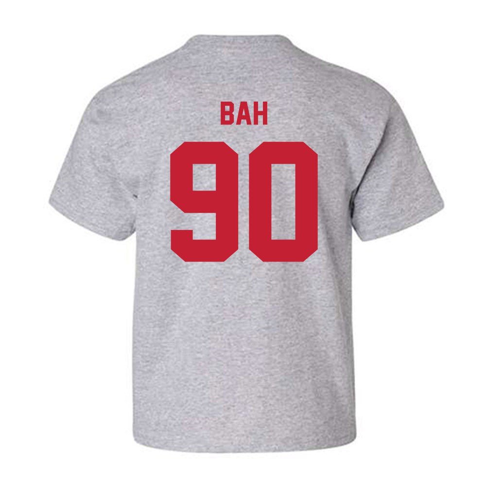 Wisconsin - NCAA Football : Djidjou Bah - Classic Shersey Youth T-Shirt-1