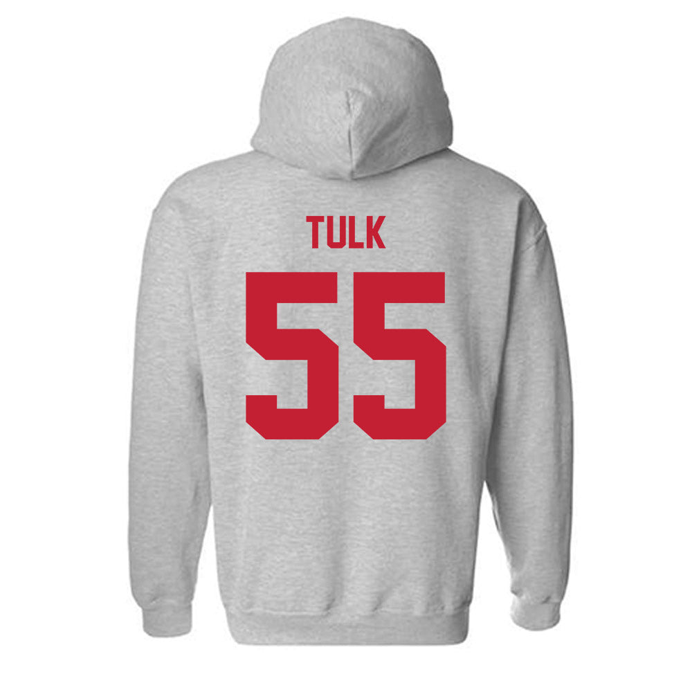 Wisconsin - NCAA Men's Ice Hockey : Oliver Tulk - Classic Shersey Hooded Sweatshirt-1