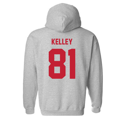 Wisconsin - NCAA Football : Mason Kelley - Classic Shersey Hooded Sweatshirt-1