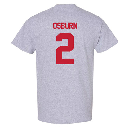 Wisconsin - NCAA Men's Ice Hockey : Luke Osburn - Classic Shersey T-Shirt-1