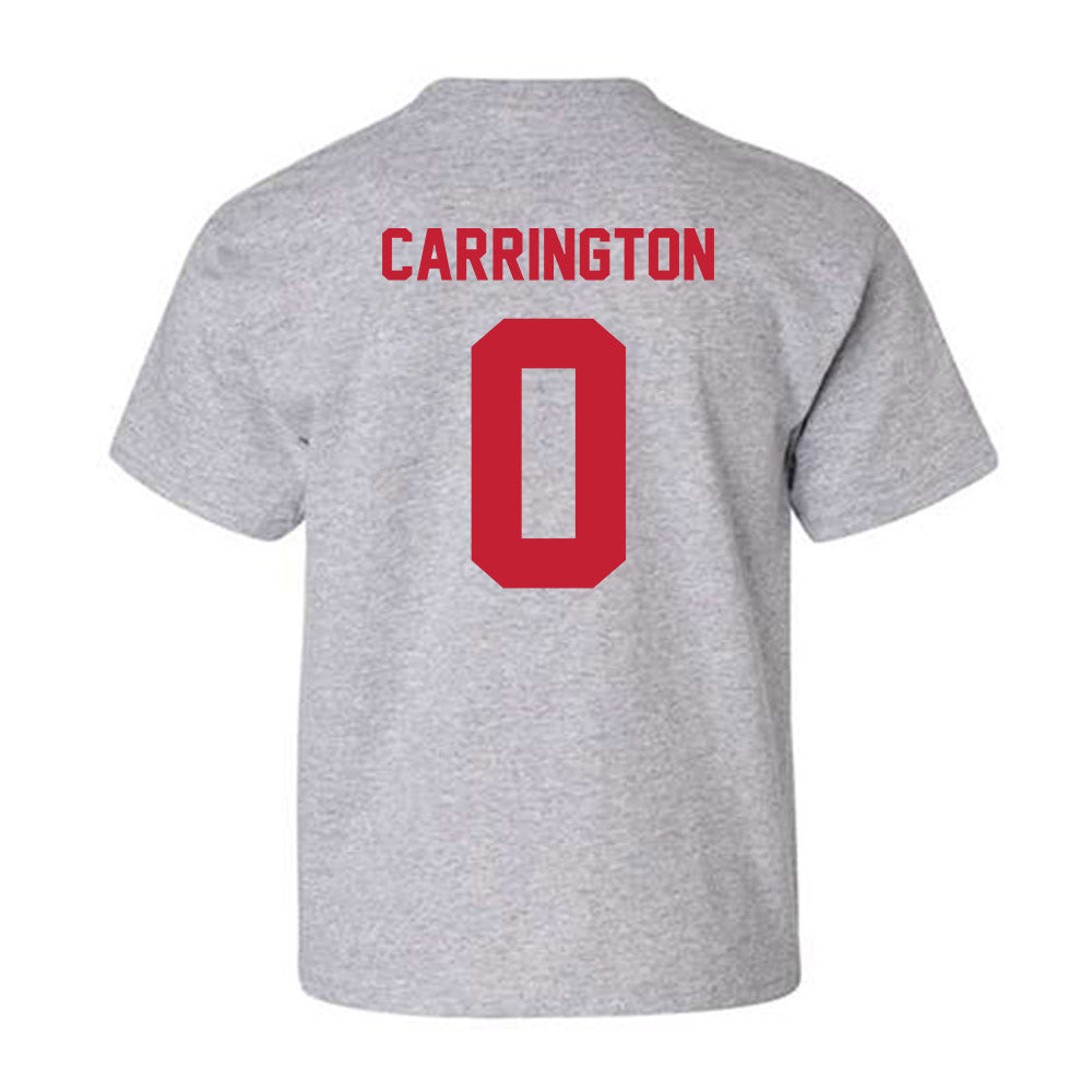Wisconsin - NCAA Men's Basketball : Braeden Carrington - Classic Shersey Youth T-Shirt-1