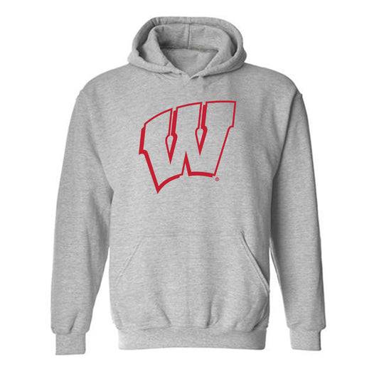 Wisconsin - NCAA Men's Basketball : Eian Elmer - Classic Shersey Hooded Sweatshirt-0