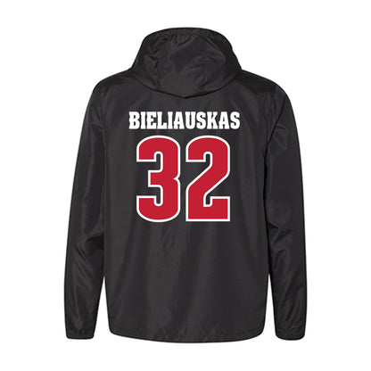 Wisconsin - NCAA Men's Basketball : Aleksas Bieliauskas - Windbreaker-1