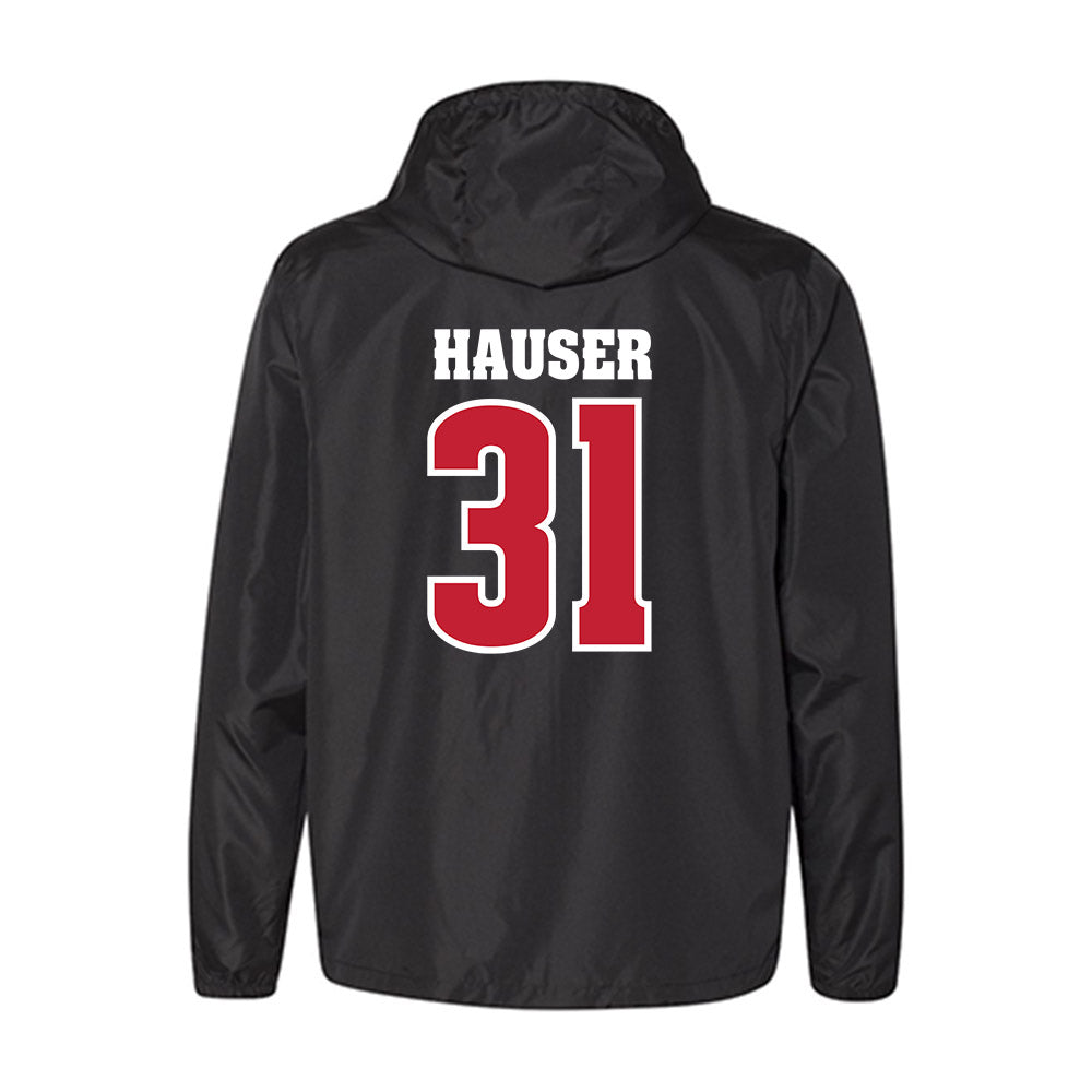 Wisconsin - NCAA Men's Ice Hockey : Daniel Hauser - Windbreaker-1
