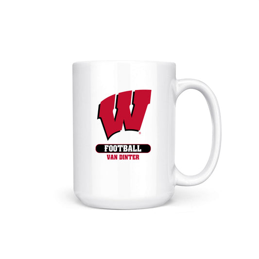 Wisconsin - NCAA Football : Carson Van Dinter - Coffee Mug-0