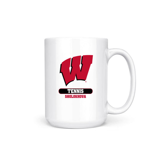 Wisconsin - NCAA Women's Tennis : Maria Sholokhova - Coffee Mug-0
