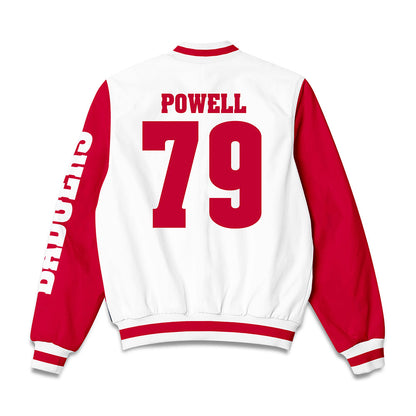 Wisconsin - NCAA Football : Logan Powell - Bomber Jacket-1
