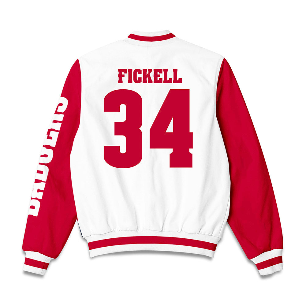 Wisconsin - NCAA Football : Ashton Fickell - Bomber Jacket-1