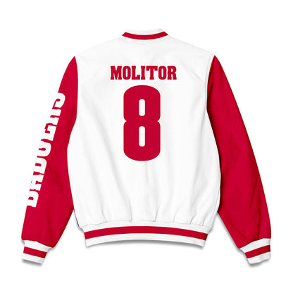 Wisconsin - NCAA Softball : Kylee Molitor - Bomber Jacket-1