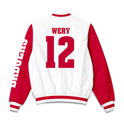 Wisconsin - NCAA Softball : Addison Wery - Bomber Jacket-1