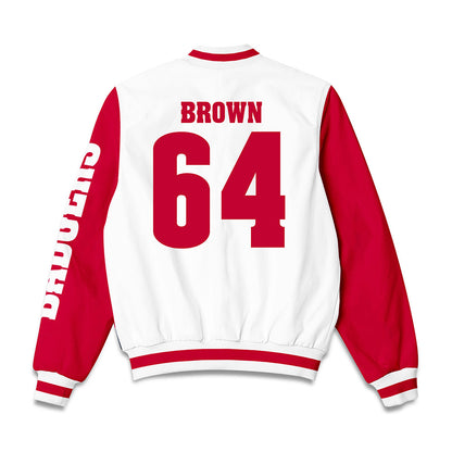 Wisconsin - NCAA Football : Evan Brown - Bomber Jacket-1