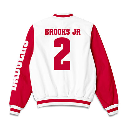 Wisconsin - NCAA Football : Chris Brooks Jr - Bomber Jacket-1
