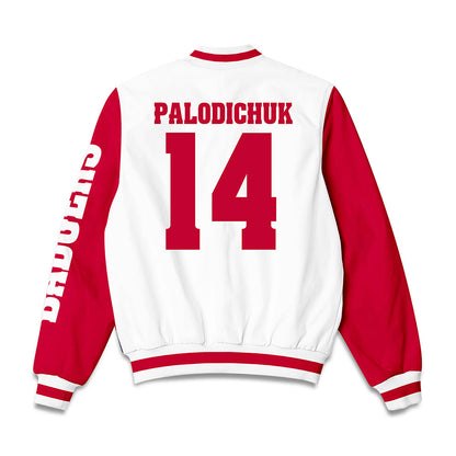 Wisconsin - NCAA Men's Ice Hockey : Joe Palodichuk - Bomber Jacket-1