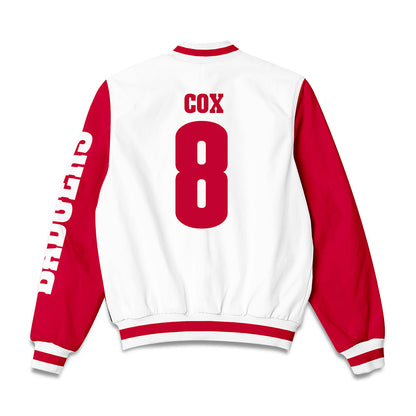 Wisconsin - NCAA Women's Soccer : Delaney Cox - Bomber Jacket-1