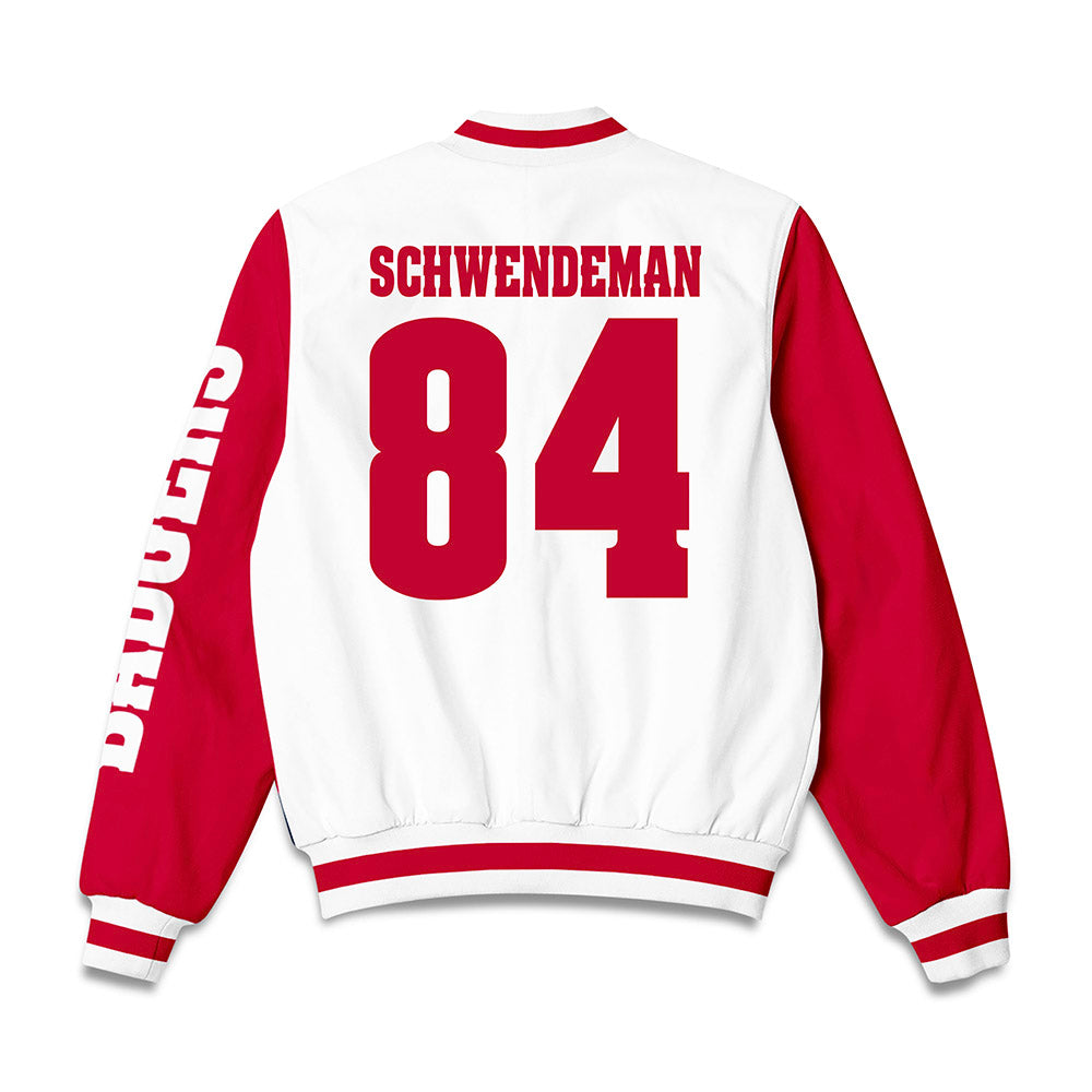 Wisconsin - NCAA Football : Ryan Schwendeman - Bomber Jacket-1